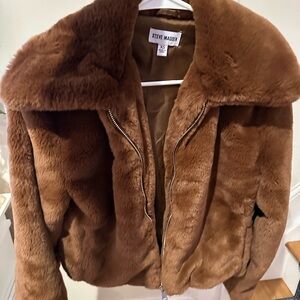 Steve Madden Women's Tan Teddy Jacket